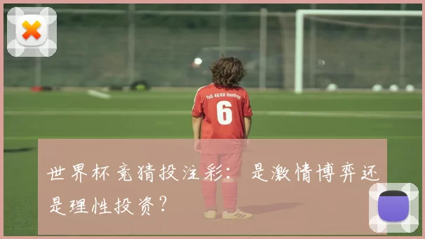 世界杯竞猜投注彩:是激情博弈还是理性投资?