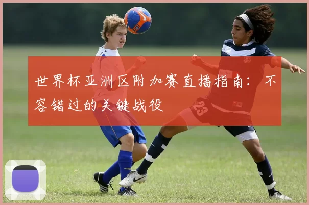 世界杯亚洲区附加赛直播指南：不容错过的关键战役
